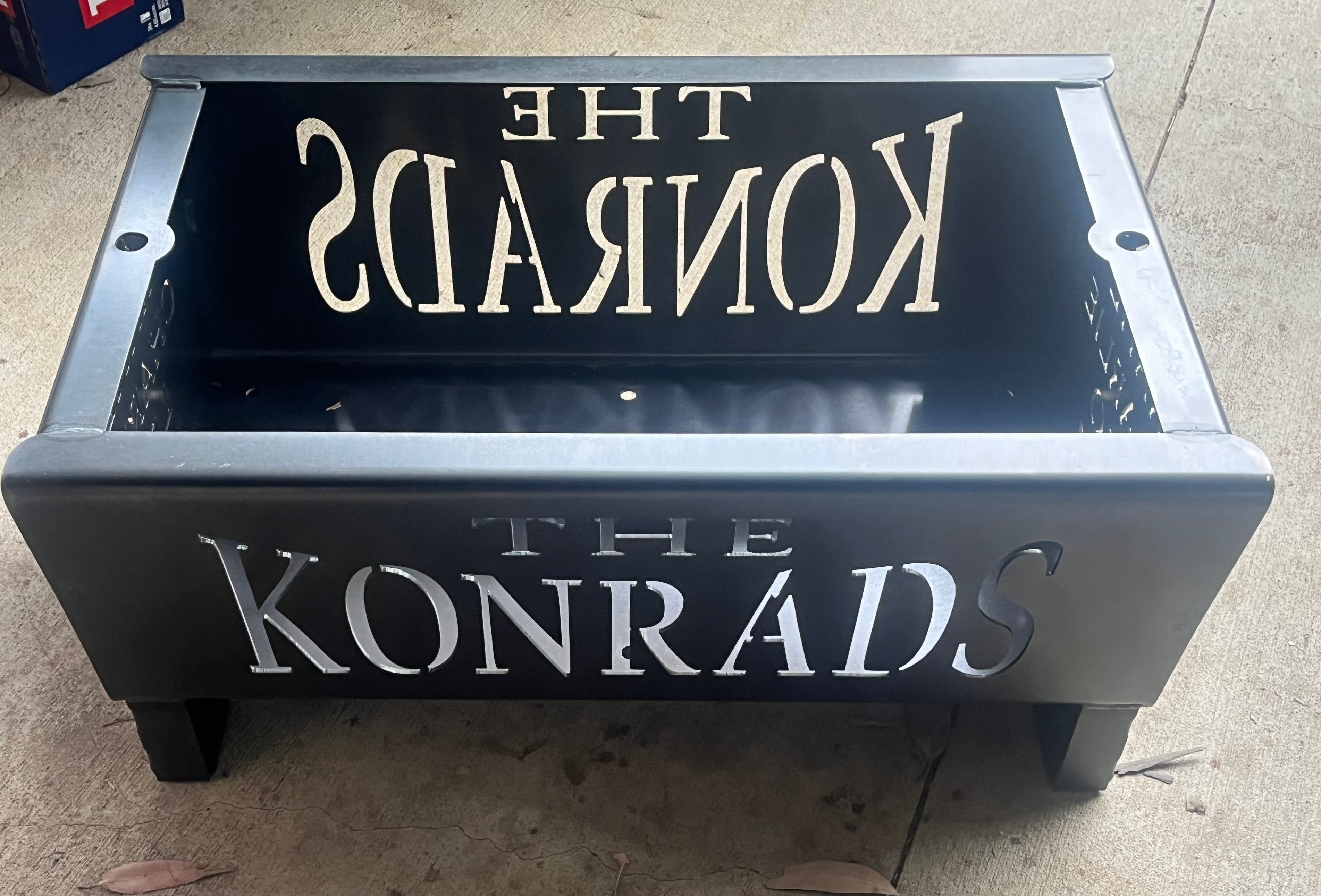 Large custom fire pits